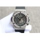 Hublot-Classic Fusion 43mm Diamonds SS/RU Skeleton TAF HUB1143