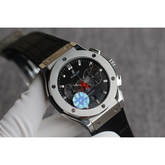 Hublot-Classic Fusion 45mm SS/RU Black TAF Asia 7750