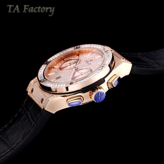 Hublot-Classic Fusion 45mm Diamonds RG/LE Diams Dial TAF HUB 1143