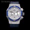 Hublot-Classic Fusion 45mm Diamonds SS/RU Diams Dial TAF HUB 1143