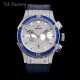 Hublot-Classic Fusion 45mm Diamonds SS/RU Diams Dial TAF HUB 1143