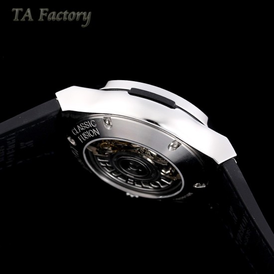 Hublot-Classic Fusion 45mm Diamonds SS/RU Diams Dial TAF HUB 1143