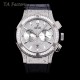 Hublot-Classic Fusion 45mm Diamonds SS/RU Diams Dial TAF HUB 1143