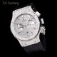 Hublot-Classic Fusion 45mm Diamonds SS/RU Diams Dial TAF HUB 1143