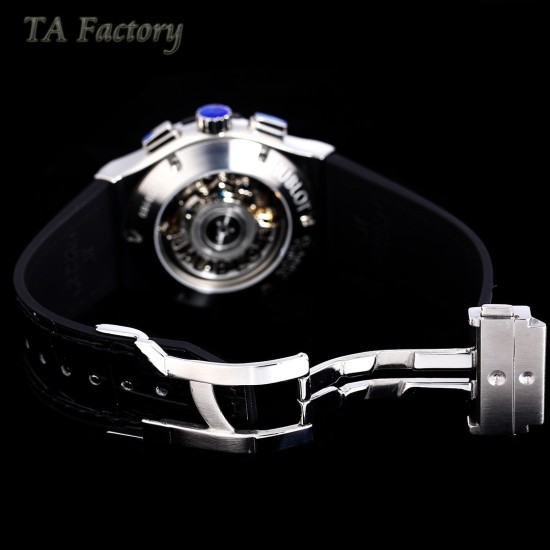 Hublot-Classic Fusion 45mm Diamonds SS/RU Diams Dial TAF HUB 1143