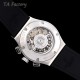Hublot-Classic Fusion 45mm Diamonds SS/RU Diams Dial TAF HUB 1143