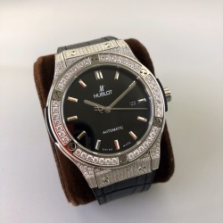 Hublot-Classic Fusion Bang 45mm Diamonds SS/LE Grey MY9015 Mod