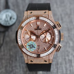 Hublot-Classic Fusion 45mm Diamonds RG/LE Diams Dial TAF HUB 1143