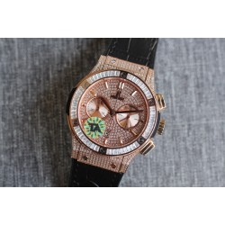 Hublot-Classic Fusion 45mm Diamonds RG/LE Diams Dial TAF HUB 1143