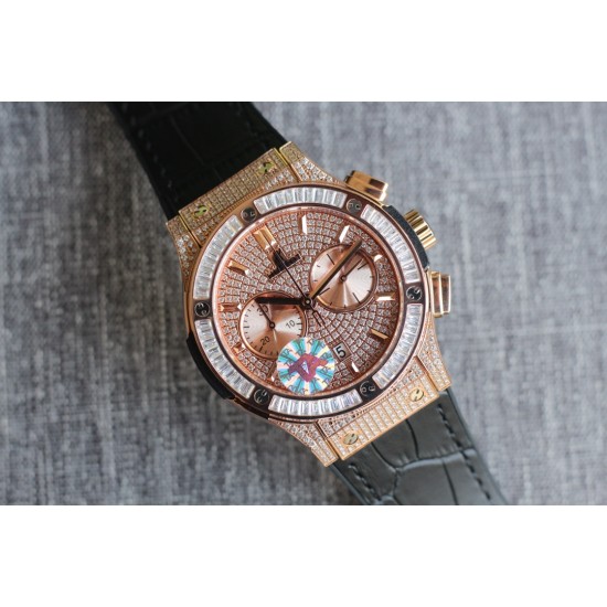 Hublot-Classic Fusion 45mm Diamonds RG/LE Diams Dial TAF HUB 1143