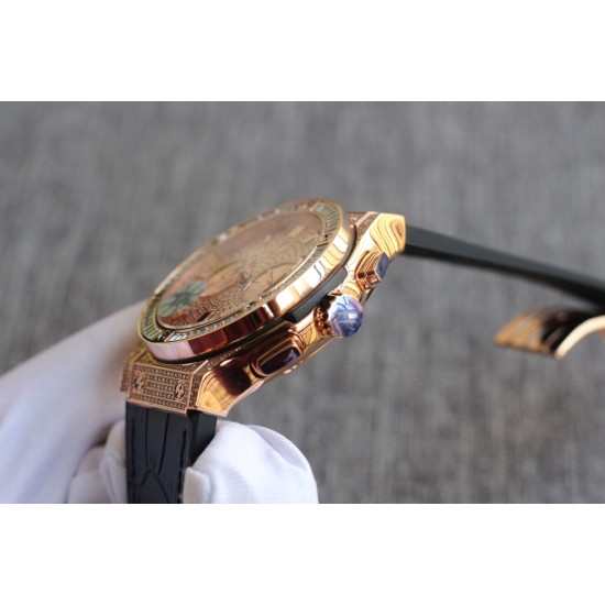 Hublot-Classic Fusion 45mm Diamonds RG/LE Diams Dial TAF HUB 1143