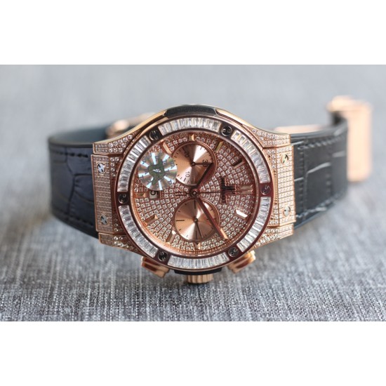 Hublot-Classic Fusion 45mm Diamonds RG/LE Diams Dial TAF HUB 1143