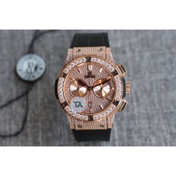 Hublot-Classic Fusion 45mm Diamonds RG/RU Diams Dial TAF HUB 1143