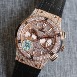 Hublot-Classic Fusion 45mm Diamonds RG/RU Diams Dial TAF HUB 1143