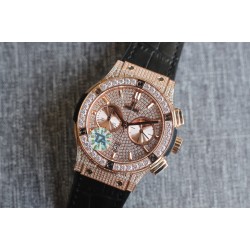 Hublot-Classic Fusion 45mm Diamonds RG/RU Diams Dial TAF HUB 1143