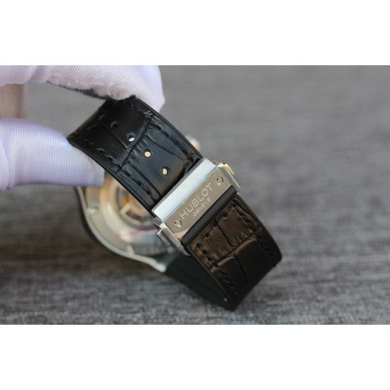 Hublot-Classic Fusion 45mm Diamonds SS/RU Diams Dial TAF HUB 1143