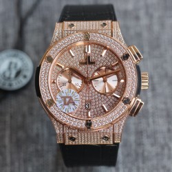 Hublot-Classic Fusion 45mm Diamonds RG/RU Diams Dial TAF HUB 1143