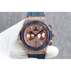 Hublot-Classic Fusion 45mm Diamonds RG/RU Diams Dial TAF HUB 1143