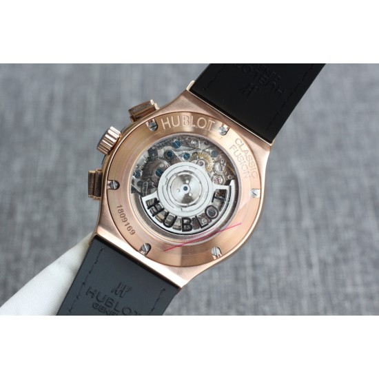 Hublot-Classic Fusion 45mm Diamonds RG/RU Diams Dial TAF HUB 1143