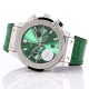 Fusion Bang 43mm Chrono SS/LE Green  TAF A7750 Secs @ 3