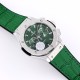 Fusion Bang 43mm Chrono SS/LE Green TAF A7750 Secs @ 3