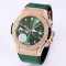 Fusion Bang 43mm Chrono RG/LE Green TAF A7750 Secs @ 3