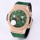 Fusion Bang 43mm Chrono RG/LE Green TAF A7750 Secs @ 3