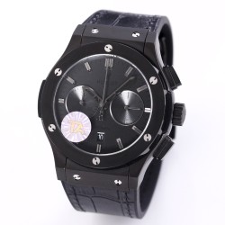 Fusion Bang 43mm Chrono PVD/LE Black TAF A7750 Secs @ 3