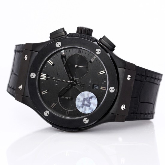 Fusion Bang 43mm Chrono PVD/LE Black TAF A7750 Secs @ 3