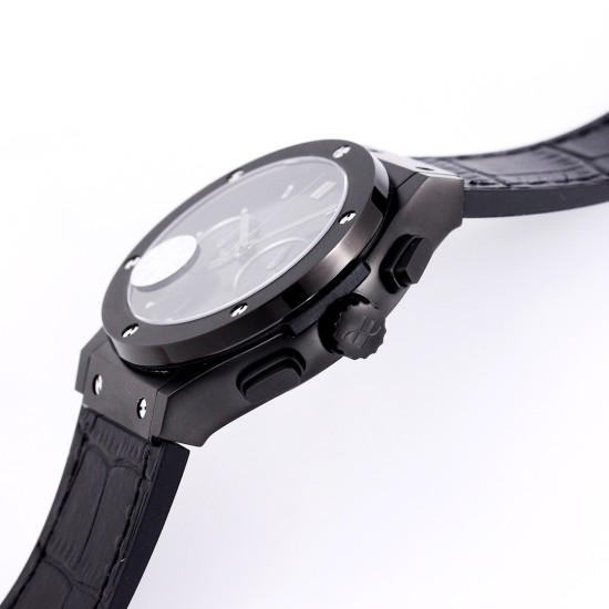 Fusion Bang 43mm Chrono PVD/LE Black TAF A7750 Secs @ 3