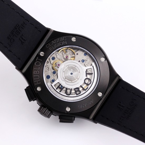 Fusion Bang 43mm Chrono PVD/LE Black TAF A7750 Secs @ 3