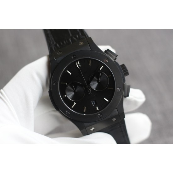 Fusion Bang 43mm Chrono PVD/LE Black TAF A7750 Secs @ 3