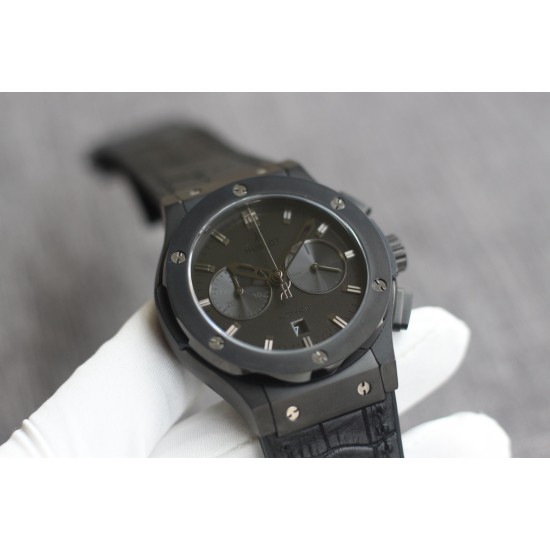 Fusion Bang 43mm Chrono PVD/LE Black TAF A7750 Secs @ 3