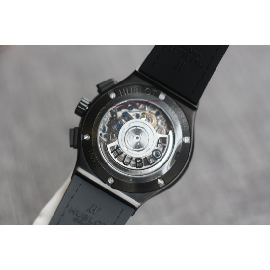 Fusion Bang 43mm Chrono PVD/LE Black TAF A7750 Secs @ 3