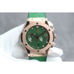 Hublot-Classic Fusion Bang 43mm Chrono RG/LE Green TAF A7750 Secs @ 3
