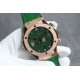 Hublot-Classic Fusion Bang 43mm Chrono RG/LE Green TAF A7750 Secs @ 3