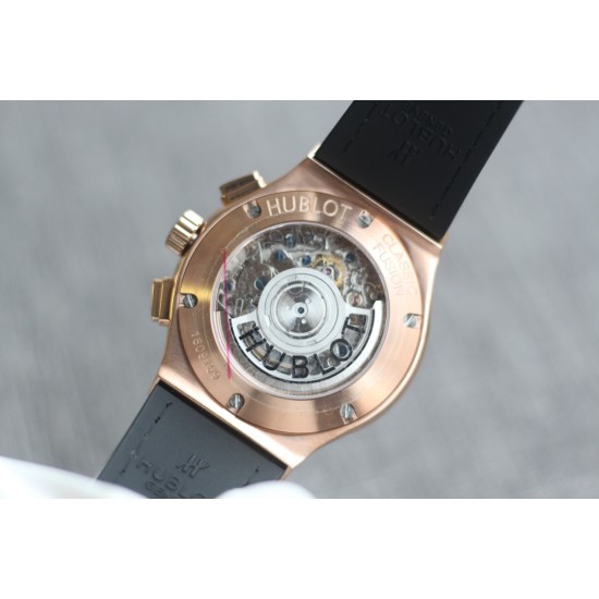 Hublot-Classic Fusion Bang 43mm Chrono RG/LE Green TAF A7750 Secs @ 3