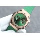 Hublot-Classic Fusion Bang 43mm Chrono RG/LE Green TAF A7750 Secs @ 3