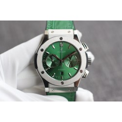 Hublot -Hublot-Classic Fusion Bang 43mm Chrono SS/LE Green TAF A7750 Secs @ 3