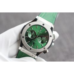 Hublot -Hublot-Classic Fusion Bang 43mm Chrono SS/LE Green TAF A7750 Secs @ 3
