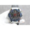 Hublot-Classic Fusion Bang 45mm Chrono Blue Baguette SS/LE Skeleton Dial TAF A7750 Secs @ 3