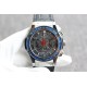 Hublot-Classic Fusion Bang 45mm Chrono Blue Baguette SS/LE Skeleton Dial TAF A7750 Secs @ 3
