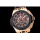 Hublot-King Power 703.OM.1138.NR.FMI11 48mm RG/Car/RU Black Dial V6F HUB4100