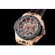 Hublot-King Power 703.OM.1138.NR.FMI11 48mm RG/Car/RU Black Dial V6F HUB4100