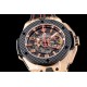 Hublot-King Power 703.OM.1138.NR.FMI11 48mm RG/Car/RU Black Dial V6F HUB4100