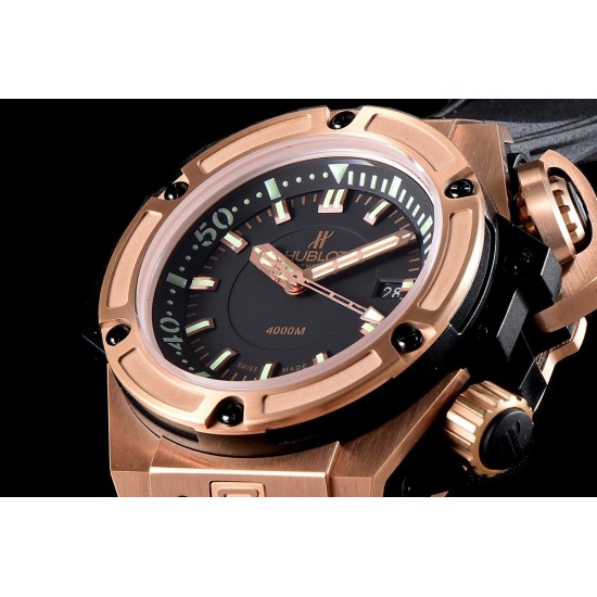 Hublot-King Power OceanGraphic 4000 RG/RU Blk/Green V6F A7750