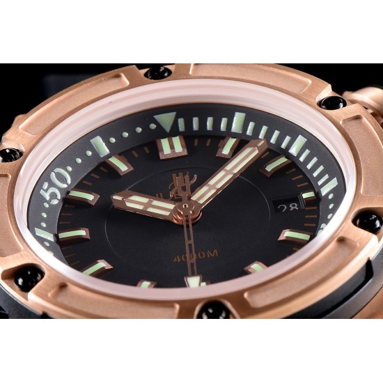 Hublot-King Power OceanGraphic 4000 RG/RU Blk/Green V6F A7750