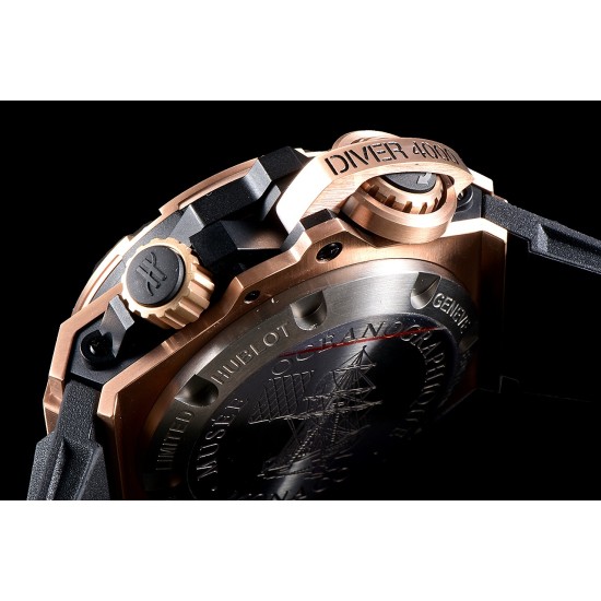 Hublot-King Power OceanGraphic 4000 RG/RU Blk/Green V6F A7750