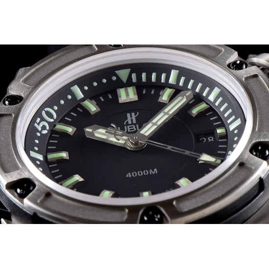 Hublot-King Power OceanGraphic 4000 TI/RU Blk/Green V6F A7750