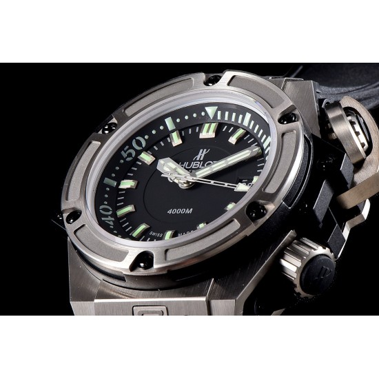 Hublot-King Power OceanGraphic 4000 TI/RU Blk/Green V6F A7750
